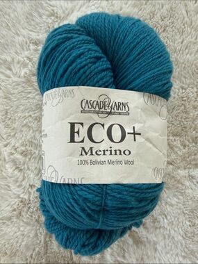 Cascade Yarns 100% Bolivian Eco Merino Wool Teal 250 g / 8.75 oz 478 yds NEW